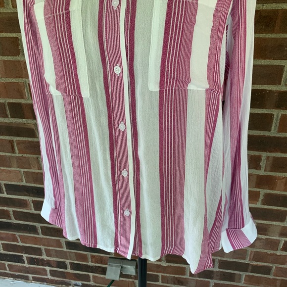 NWT Nordstrom BP striped button down shirt - Picture 3 of 8